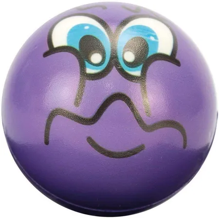 Sporty Antistressball Happy Face, sortiert
