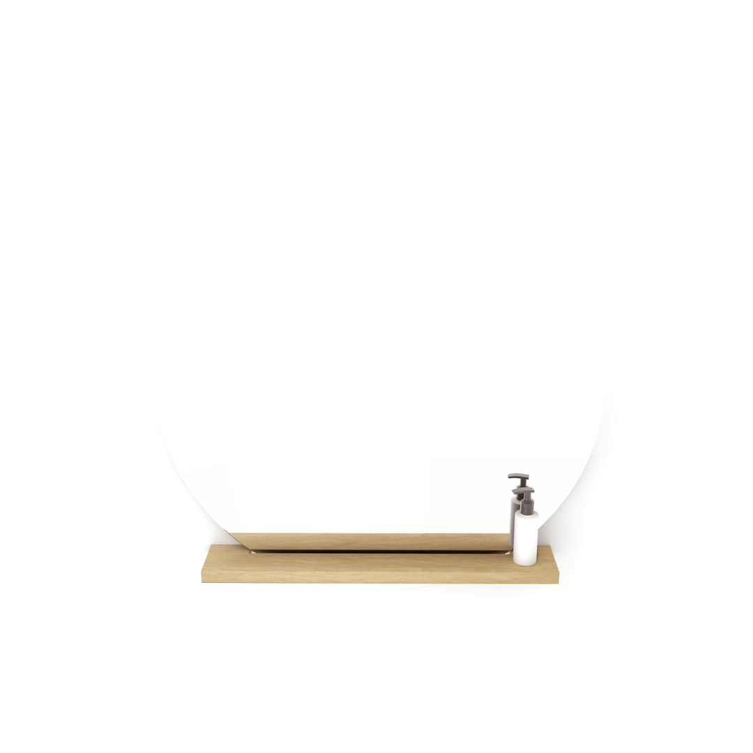 LoooX Wood Collection spiegelplank 100cm eiken