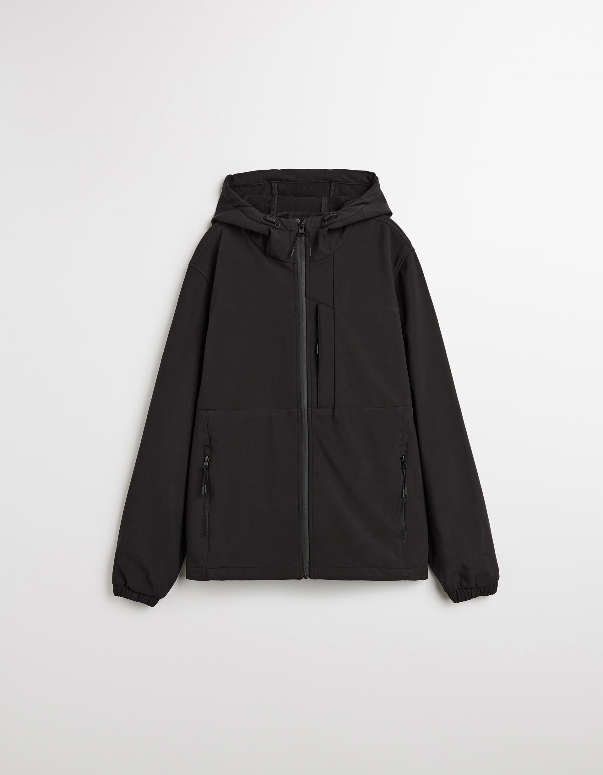 Parka com Capuz, Homem, Preto