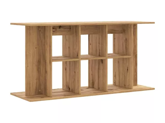 Support d'aquarium chêne artisanal 120x40x60 cm bois ingénierie