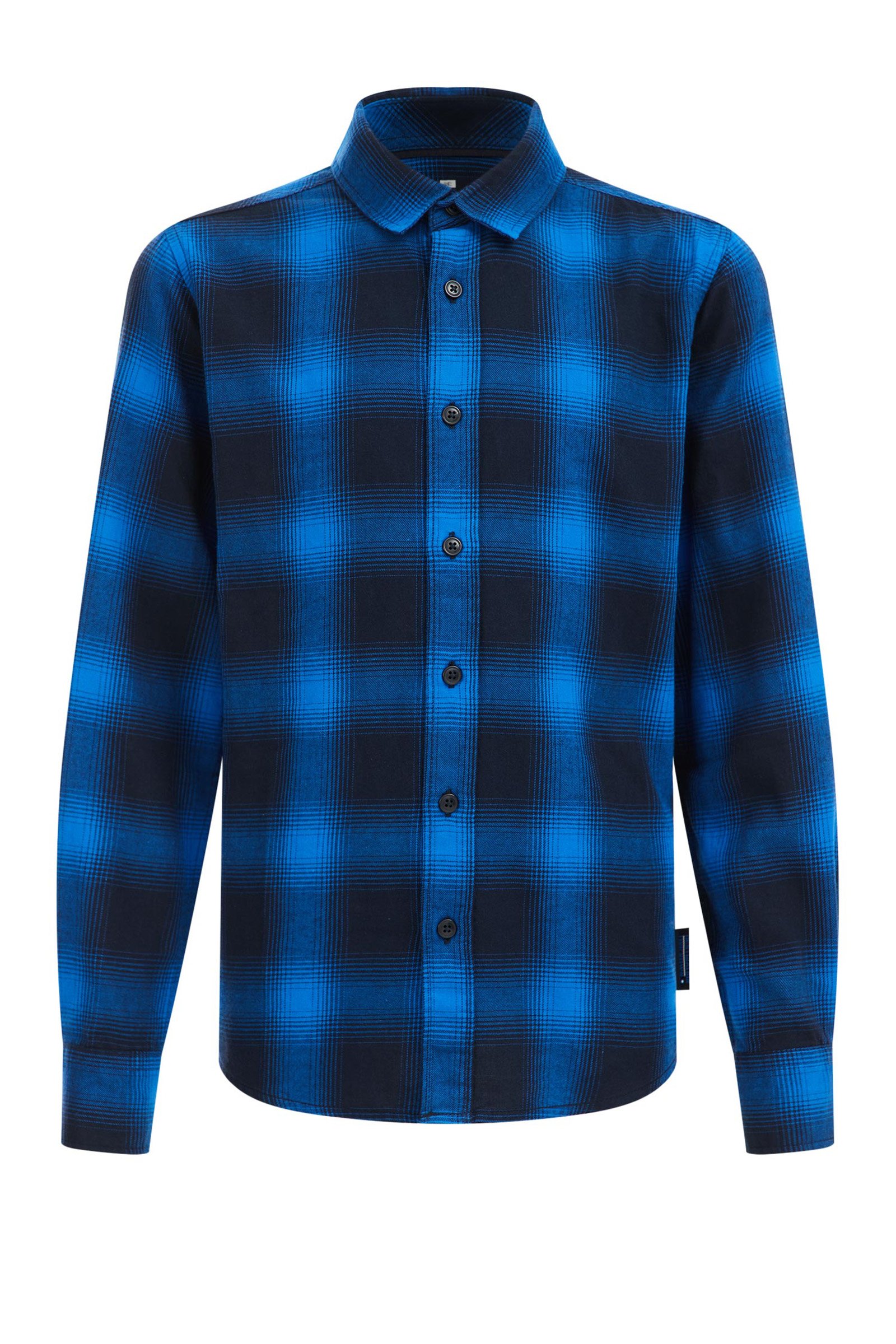 Jongens overhemd met dessin WE Fashion Donkerblauw
