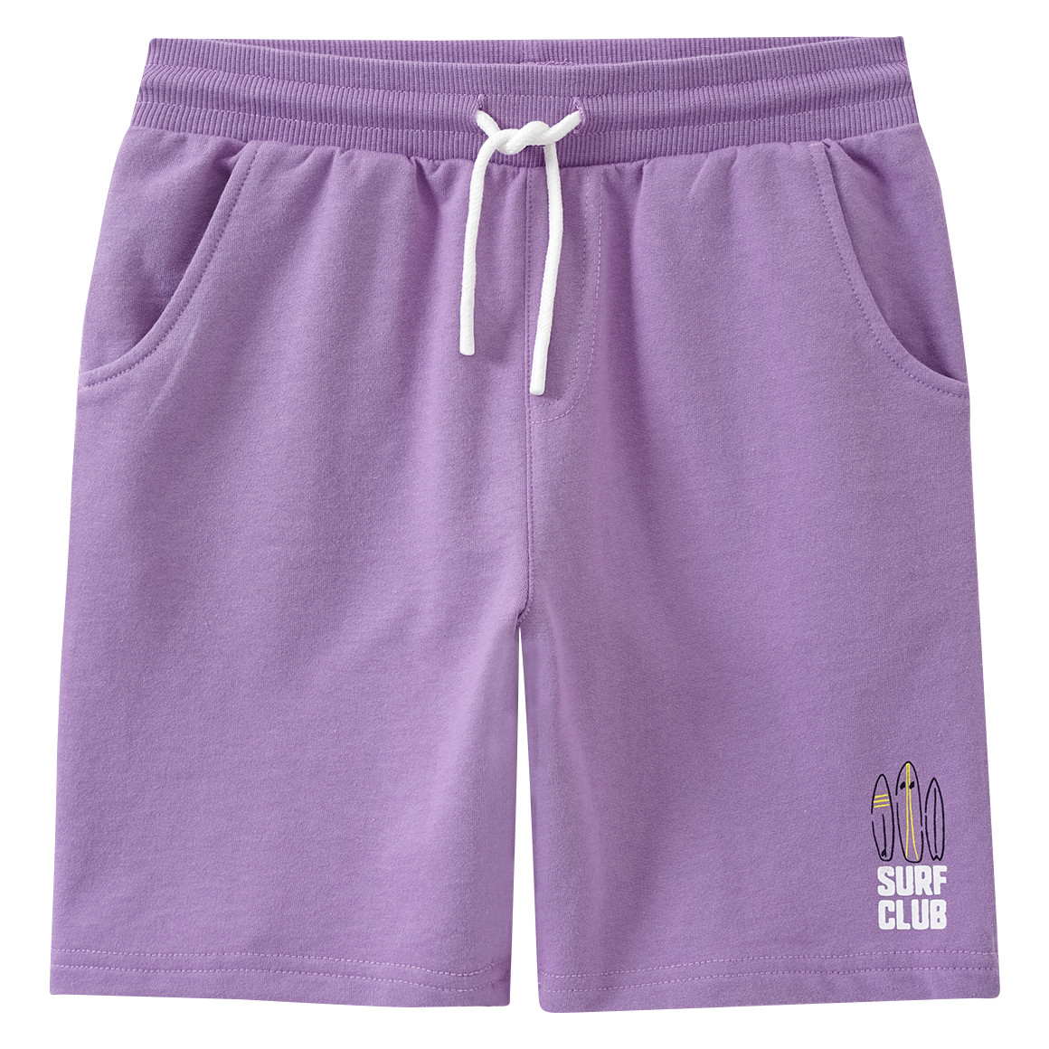 Yigga Jungen Joggingshorts mit Tunnelzug lila