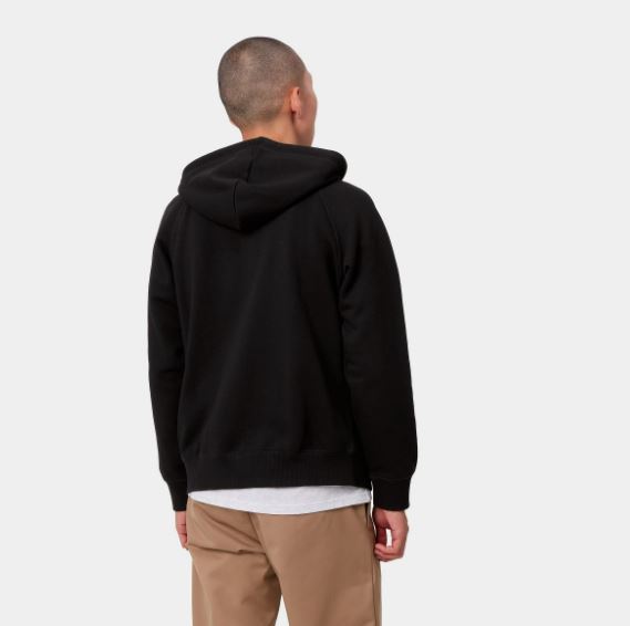 Carhartt WIP Hooded Chase Jacket Black / Gold