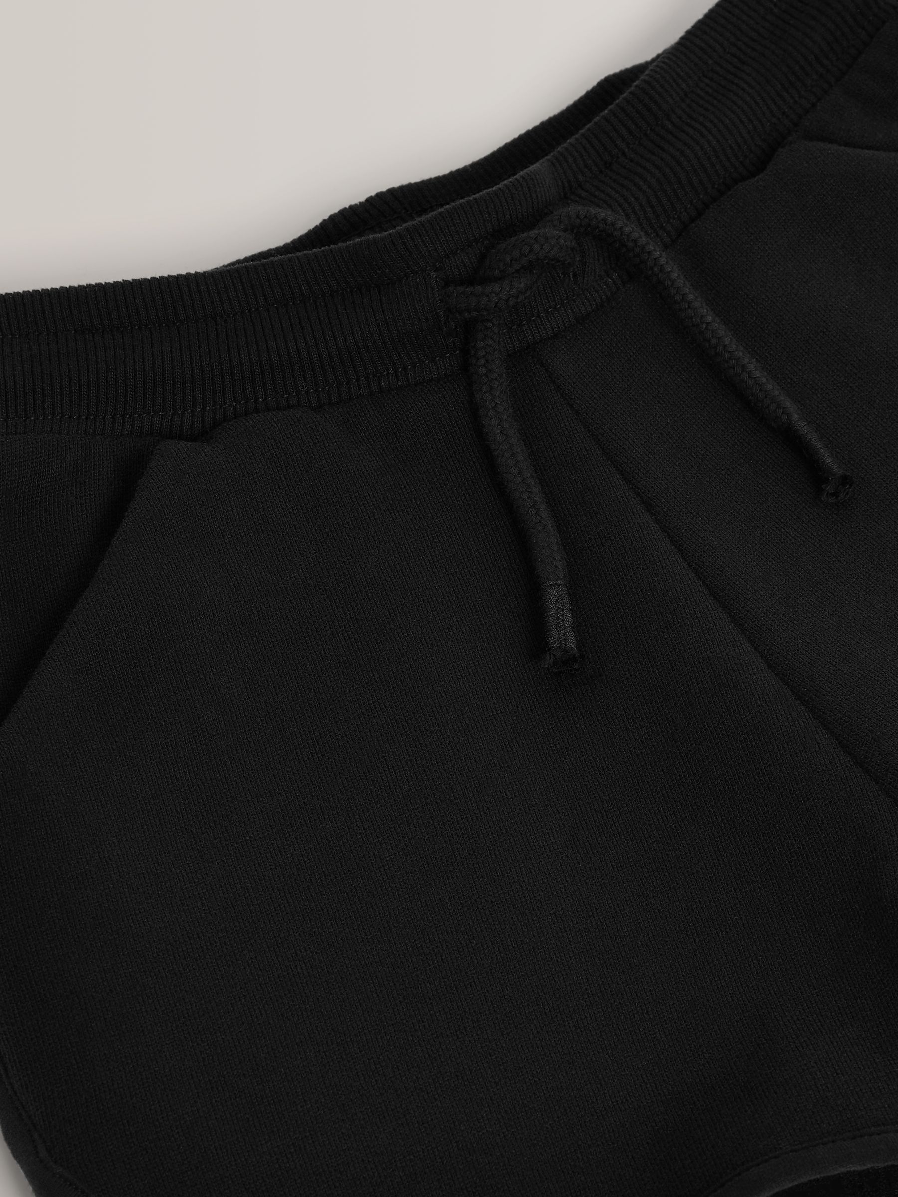Zwart - Jersey short (3-16 jr)