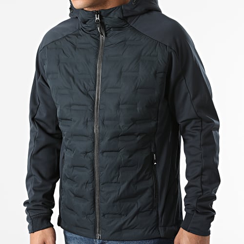 Veste Zippée Capuche Mountain Hybrid M2011454A Bleu Marine