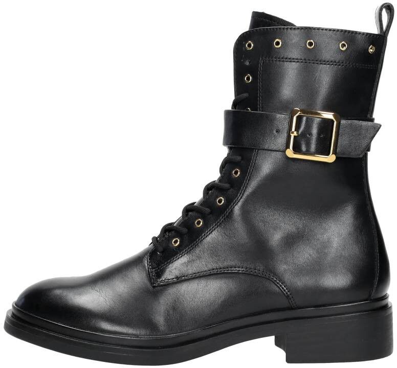 Tamaris Veterschoenen Hoog zwart