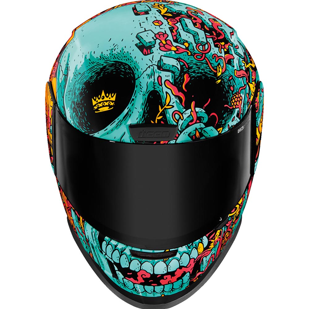 Icon - Casque Airform MIPS® Munchies™ Bleu / Jaune / Rouge