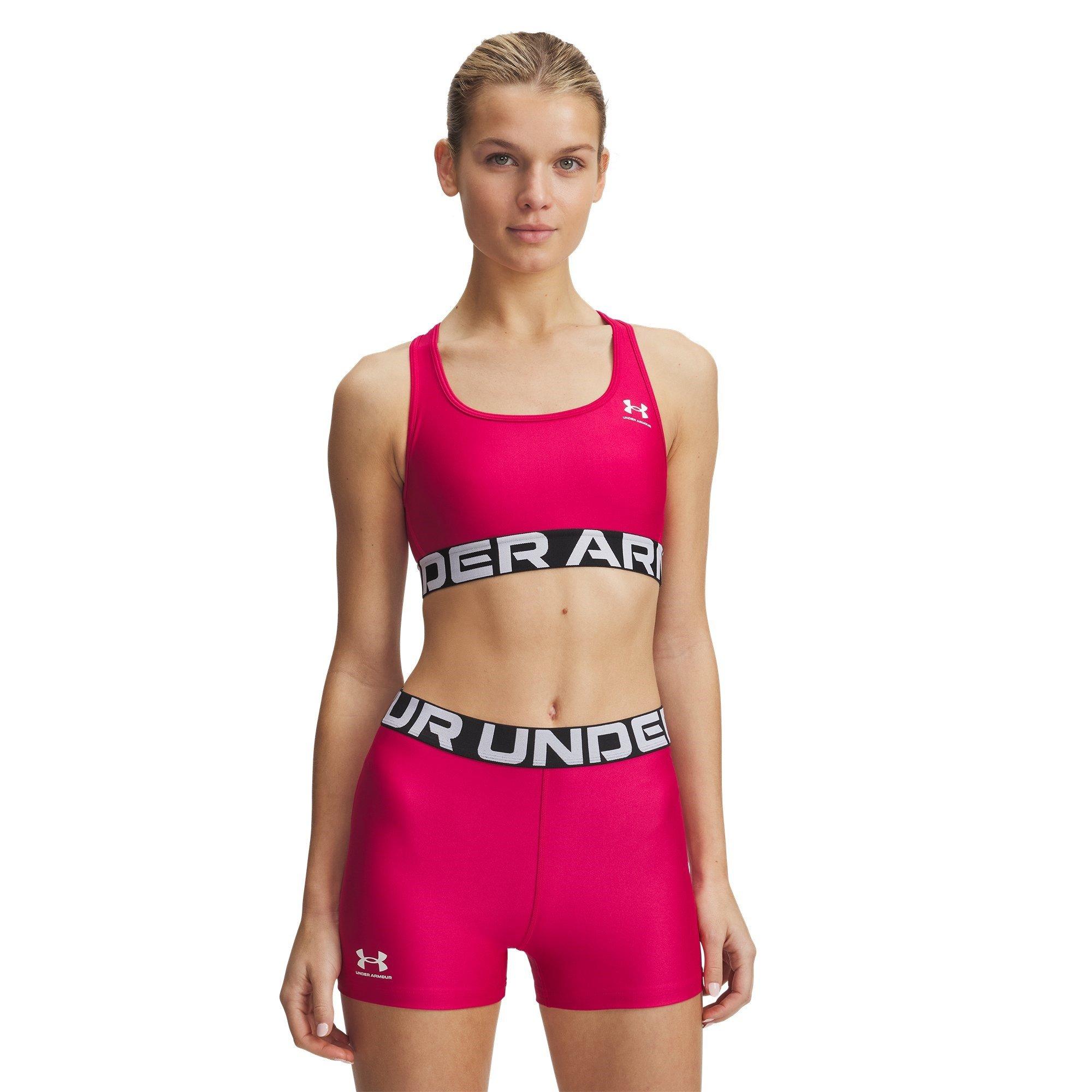 Under Armour HeatGear® Armour Mid Branded Sports Bra Women