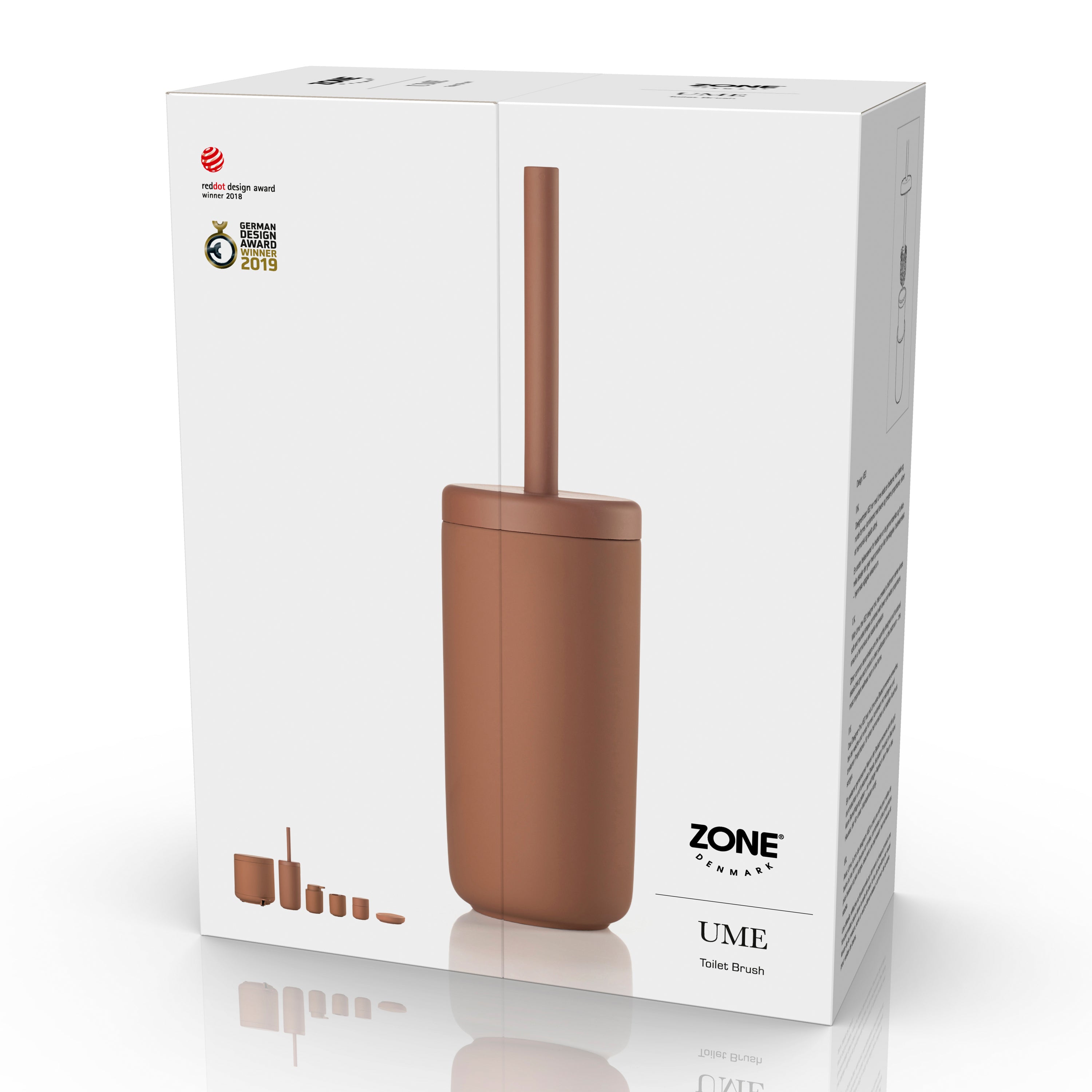 Zone Denmark Ume Toiletborstel - Terracotta