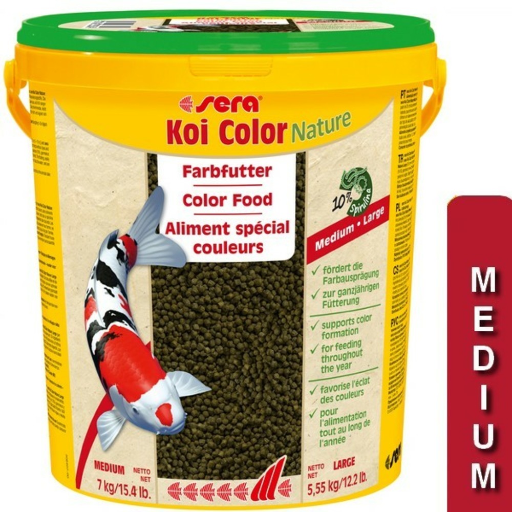 Sera koi color medium 21l (7kg)