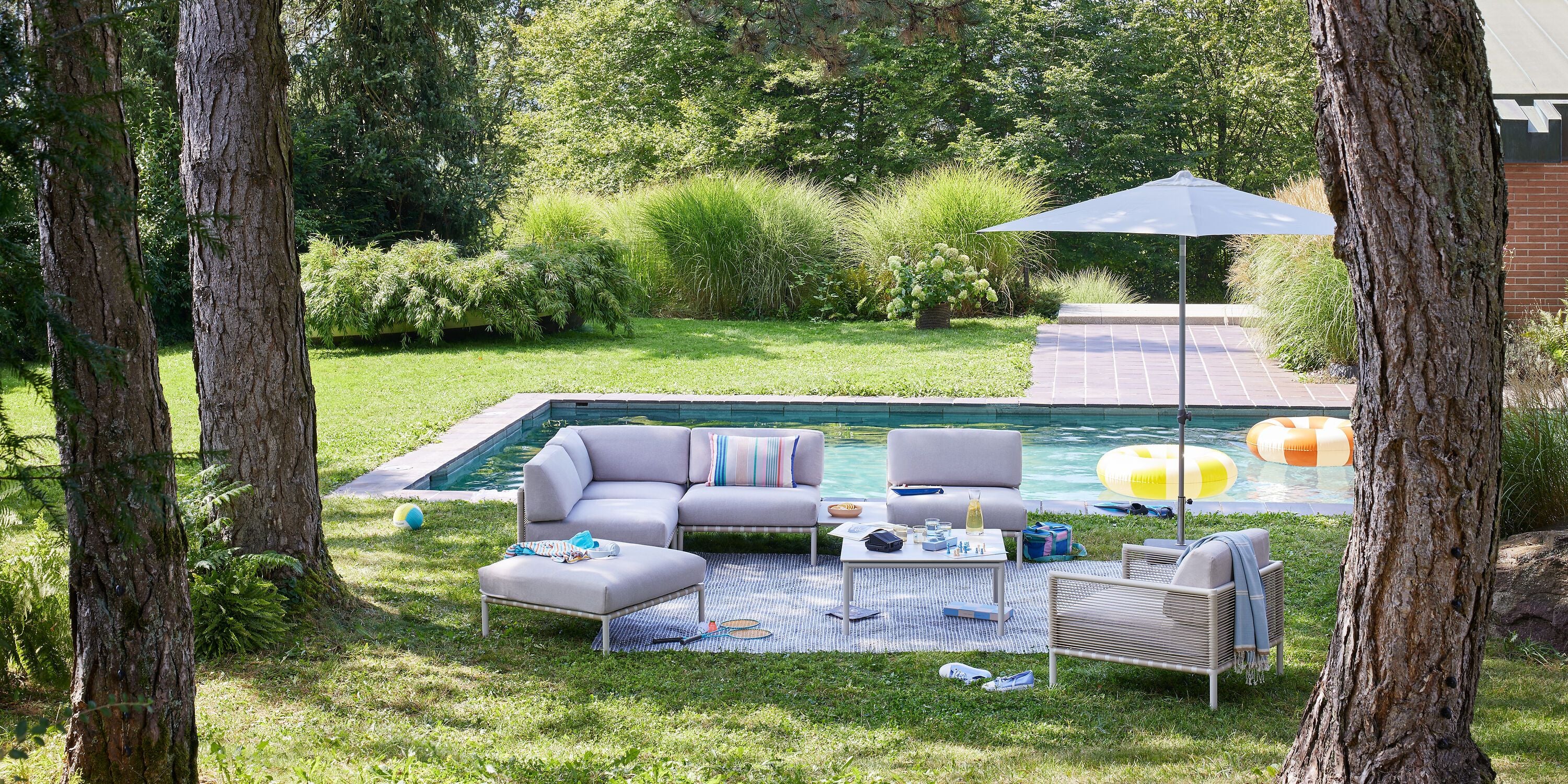 HORIZON Lounge Einzelelement - Sand / B: 87.0 cm x T: 87.0 cm x H: 76.0 cm