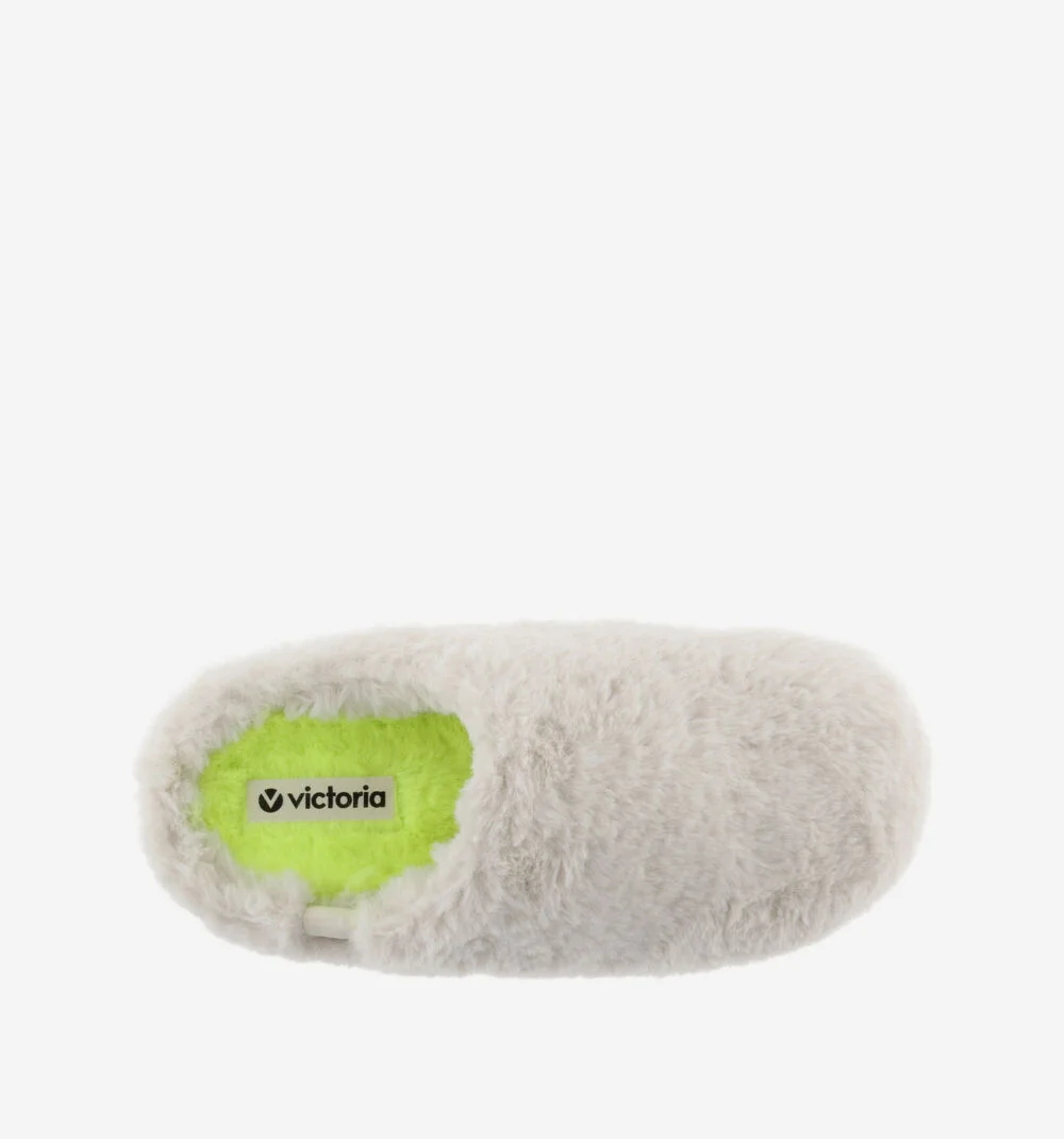 NORTE FOURRURE Pantoufles pour femmes fluor CRUDO