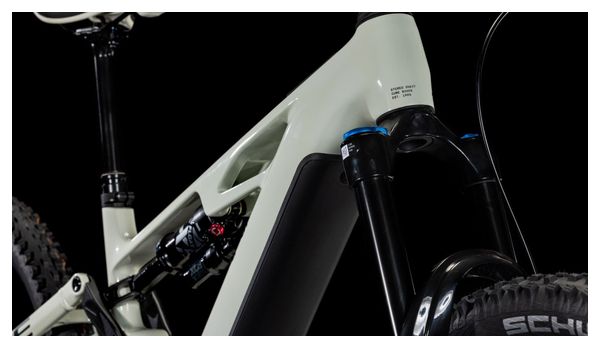 VTT Électrique Tout-Suspendu Cube Stereo Hybrid One77 HPC SLX 800 Shimano Deore XT 12V 800 Wh 29''/27.5'' Beige Desert Stone Vert 2025