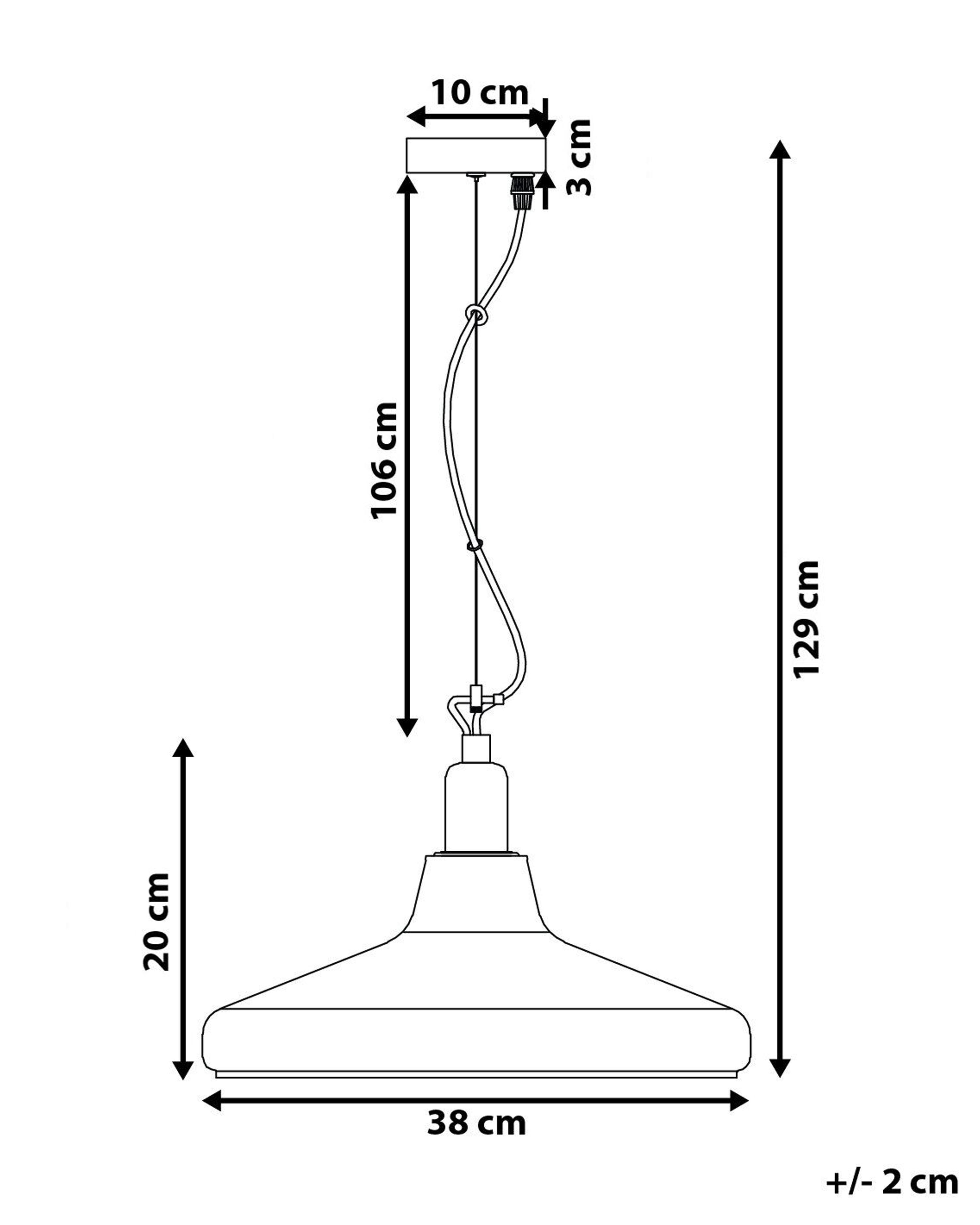 Hanglamp ALIKOS Glas Goud