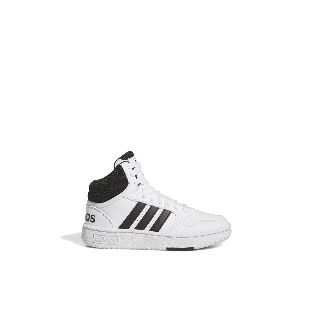 ADIDAS-Hoops_mid-jb-Baskets de basketball - Talon plat - Débordement Blanc