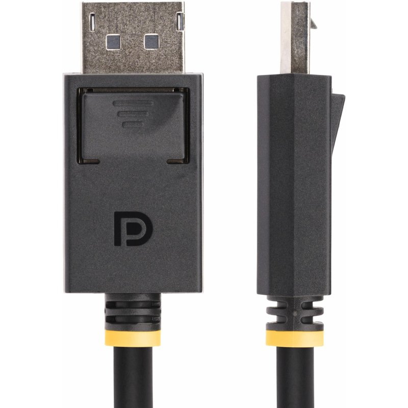 StarTech.com Câble DisplayPort 2.1 de 1m, Câble DisplayPort DP80 Certifié VESA avec UHBR20/HDR/DSC 1.2a/HDCP 2.2, 16K/8K 60Hz, 4K 240Hz, 80Gbps, Câble DP 2.1, Cordon pour Écran/Moniteur UHD, M/M