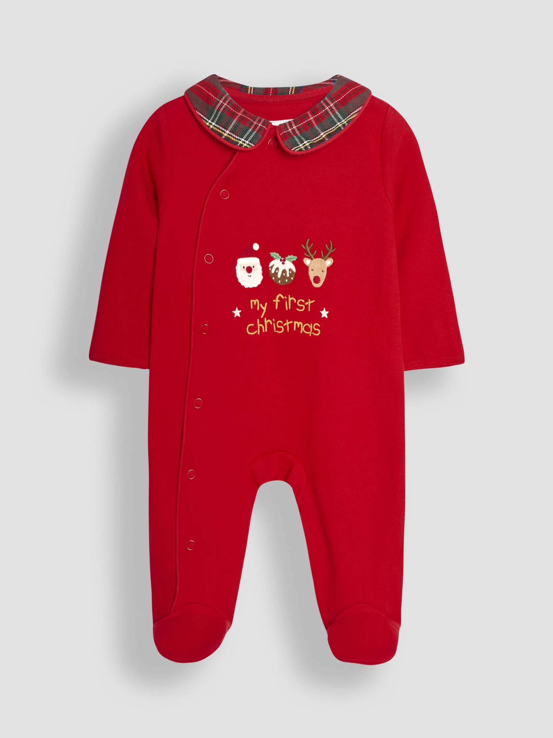 JoJo Maman Bébé geruite My First Christmas babypyjama
