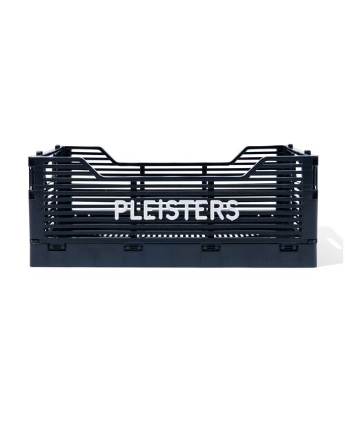 caisse pliable à lettres recyclée noir