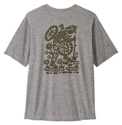 T-Shirt Homme Patagonia Cap Cool Daily Graphic - Lands Gris