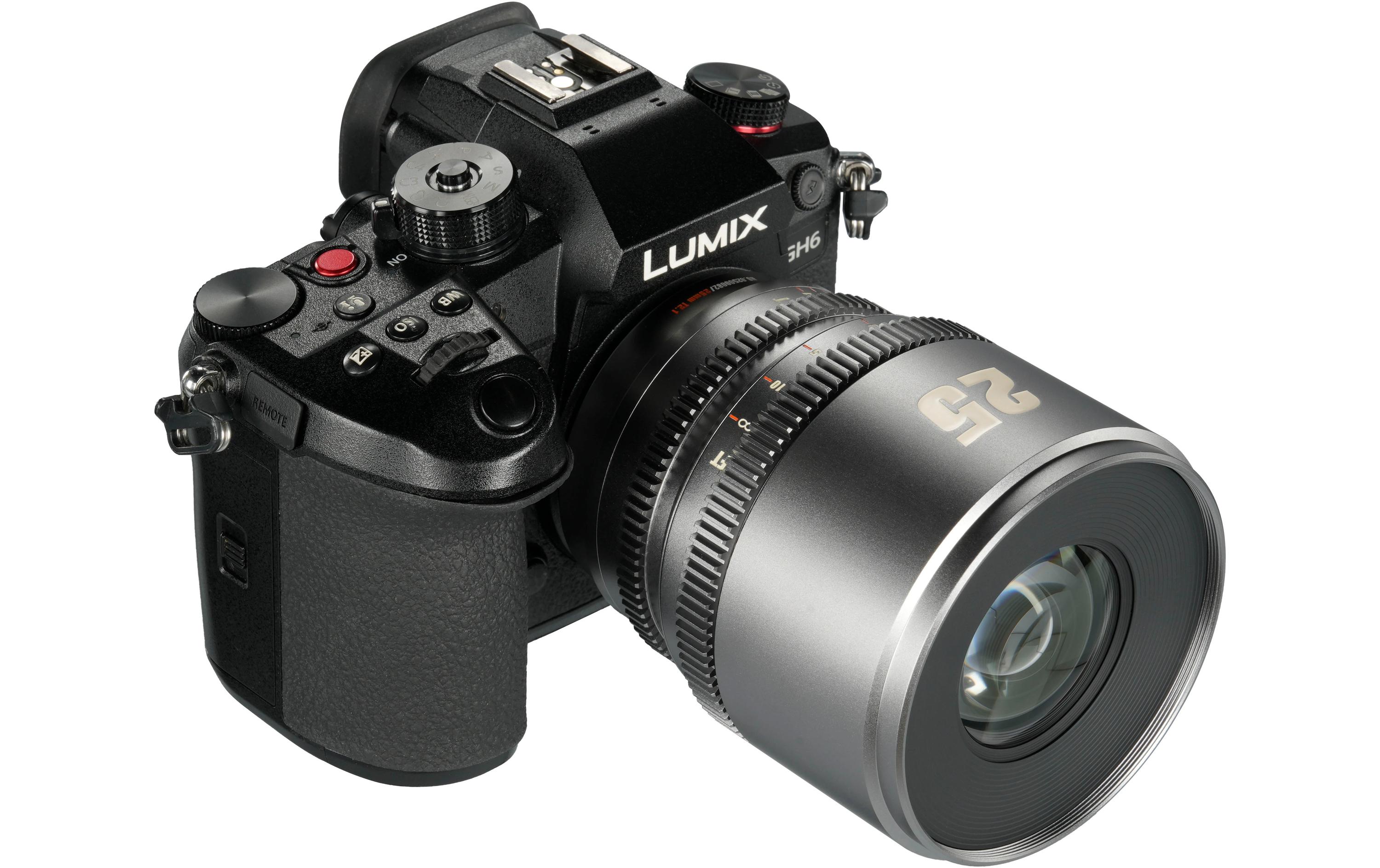 Festbrennweite 25mm T/2.1 – MFT<br>Kompaktes, leichtes Objektiv für Kameras mit Super35-Sensoren