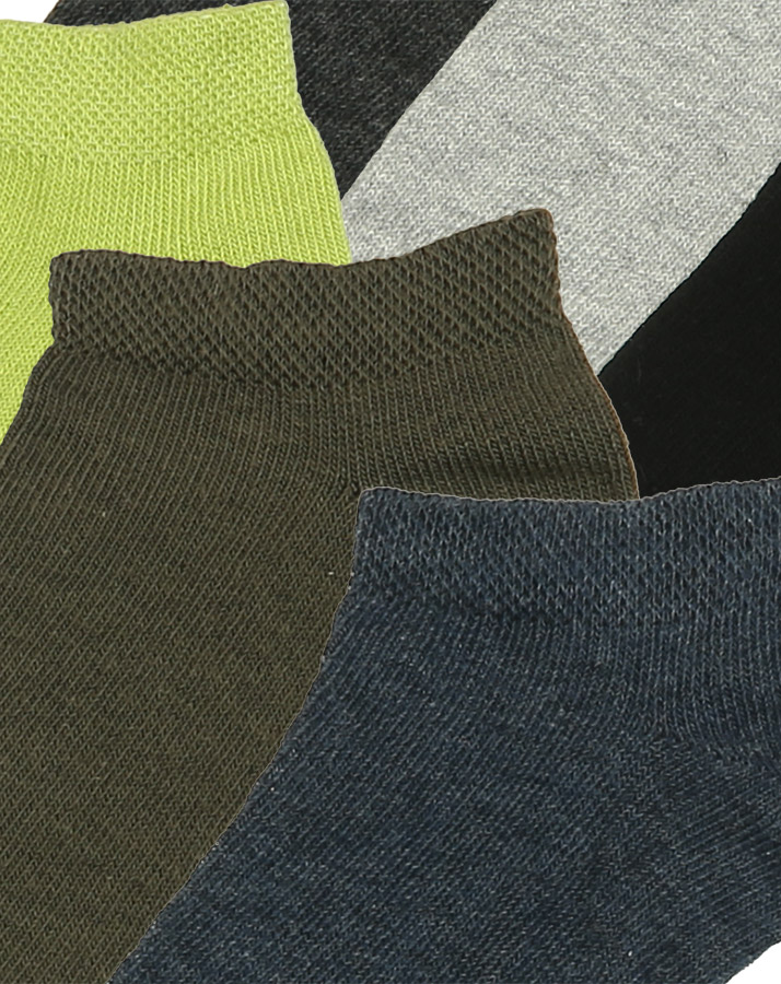 Sneaker-Socken ESSENTIAL MIX 6er-Pack in grau/schwarz/olive