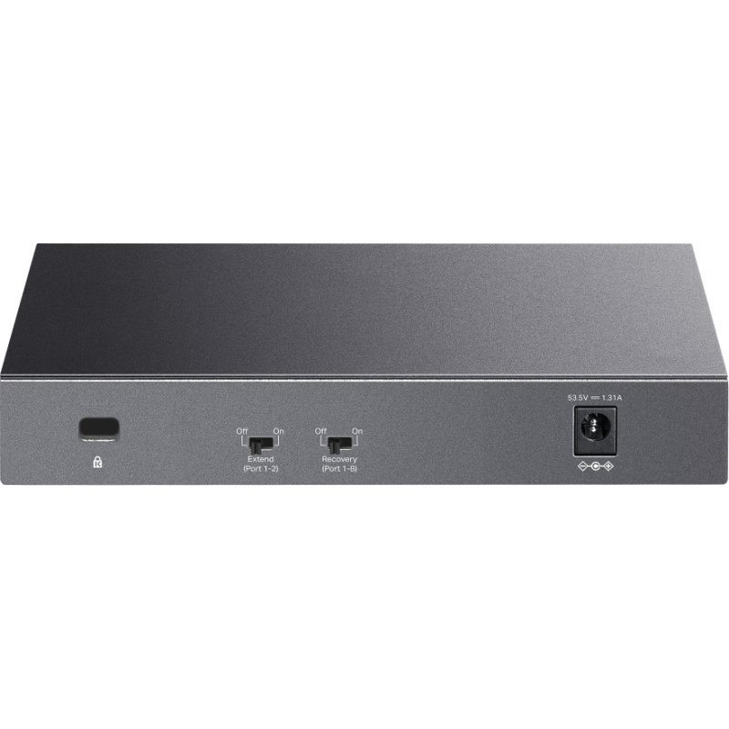 TP-Link LiteWave LS108GP commutateur réseau Non-géré Gigabit Ethernet (10/100/1000) Connexion Ethernet, supportant l'alimentation via ce port (PoE) Noir