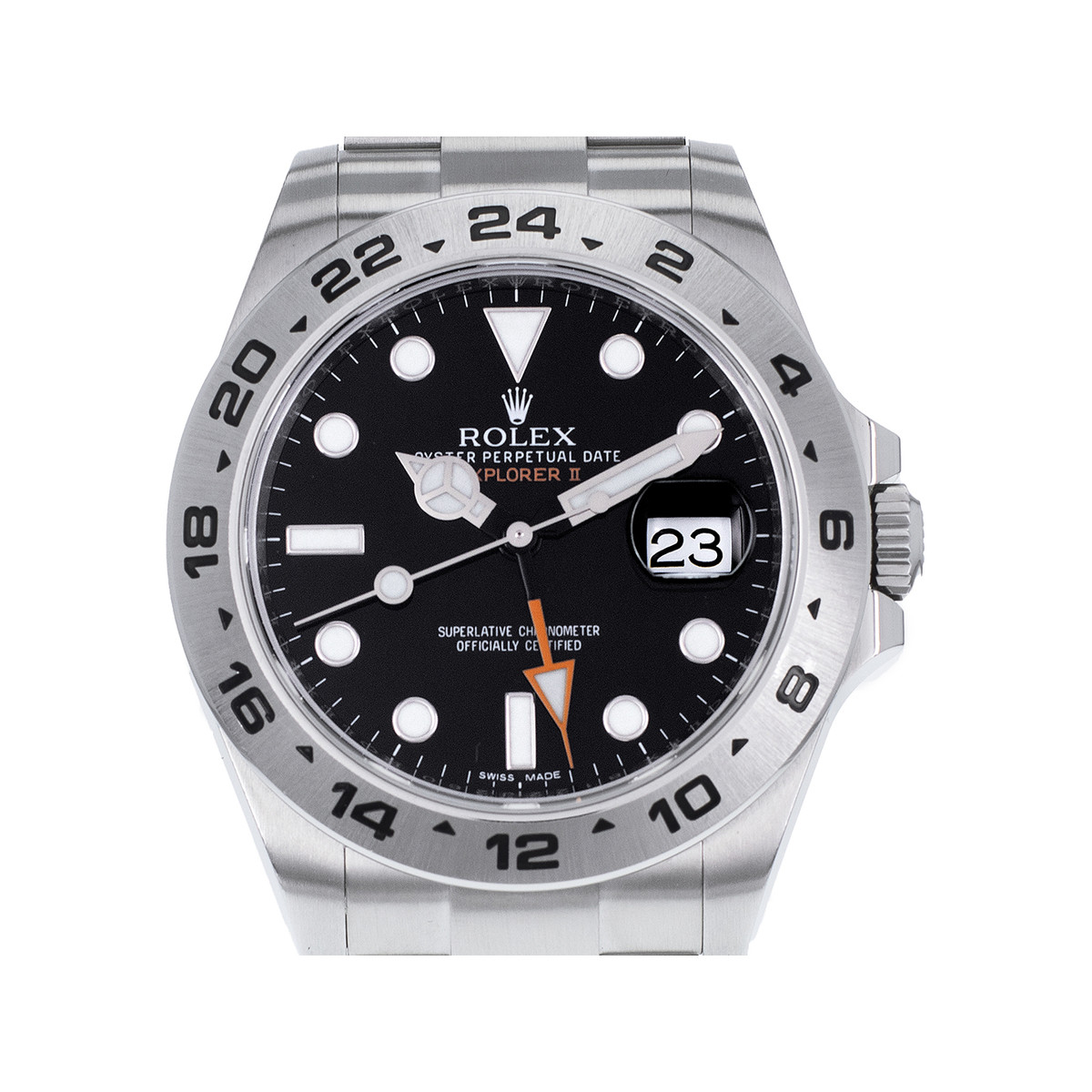 Montre d'occasion Rolex Explorer homme automatique acier