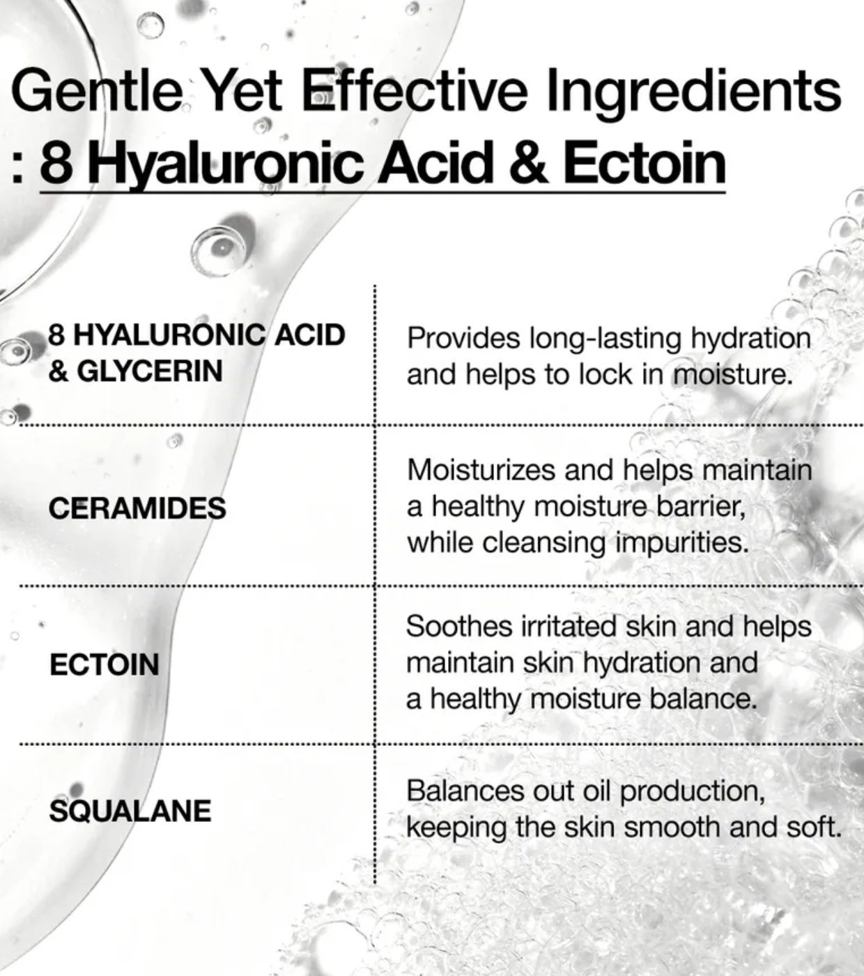 Anua - Espuma de Limpeza Facial com Ácido Hialurônico 8 Moisturizing Gentle