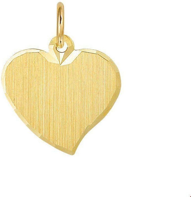 Gouden Hanger - Hart - 14 Karaat - 15mm
