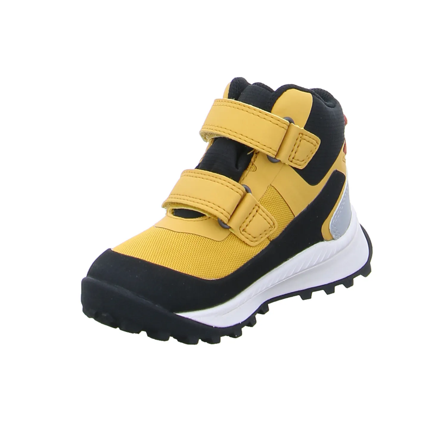 VIKING Kleinkinder-Halbschuh Klett Gelb Textil  Sneaker high