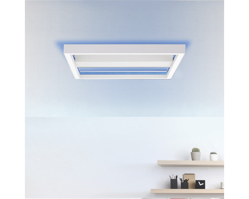Dimbaar LED-paneel 38W 2660 lm CCT 2700-6200 K RGB 50x50 cm zand/wit + afstandsbediening