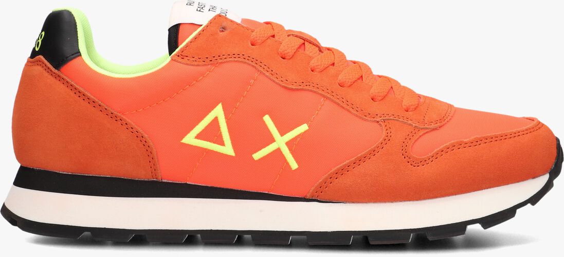SUN68 oranje sun68 lage sneakers tom solid nylon men