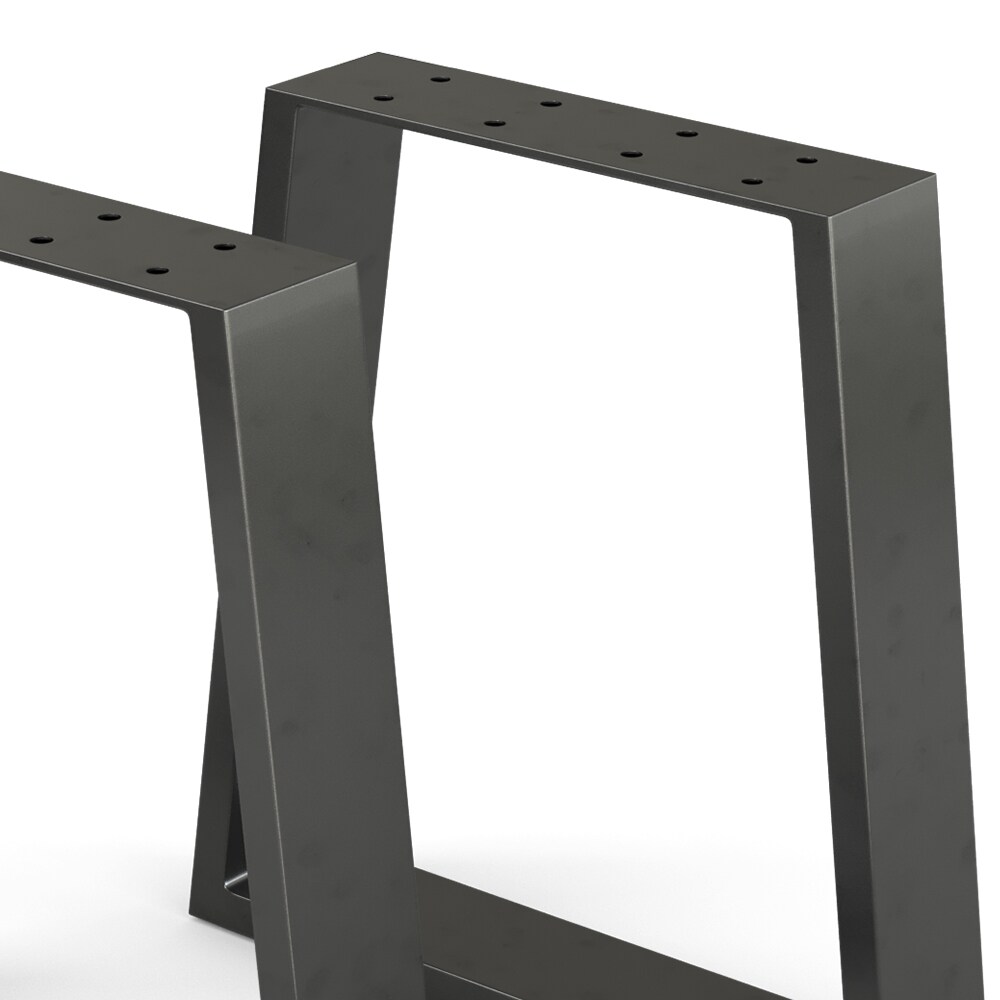 Vicco Loft Tischkufen Trapez 42cm Tischbeine Tischgestell Couchtisch Möbelfüße