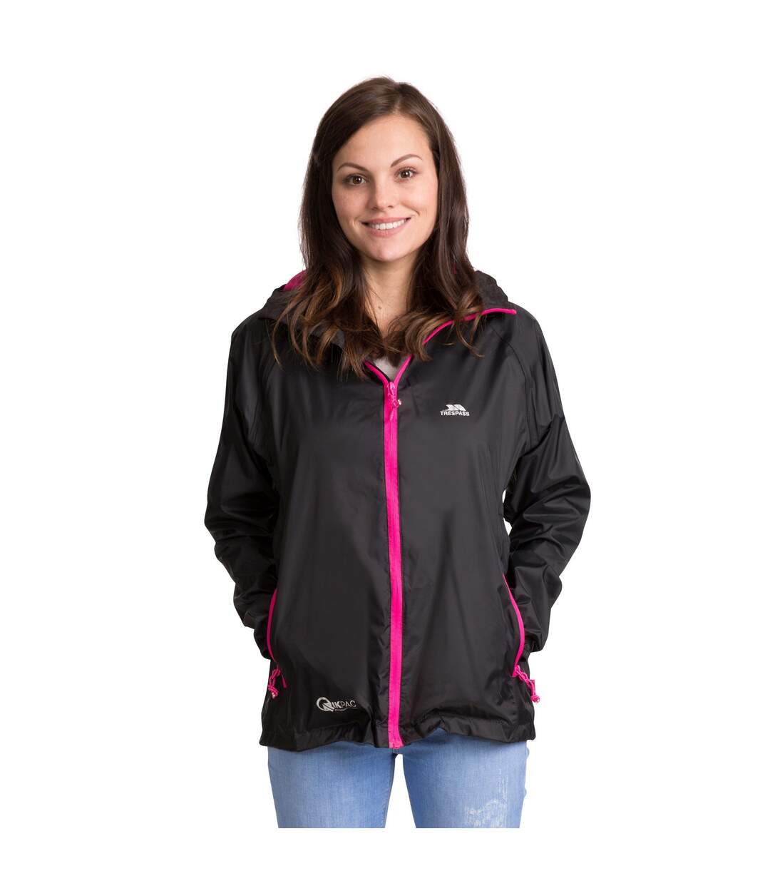 Trespass - Veste imperméable pliable QIKPAC - Femme (Noir) - UTTP3379
