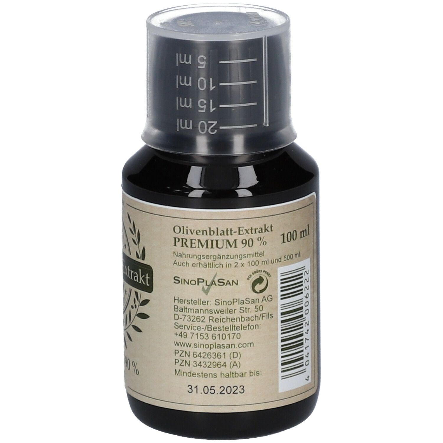 SinoPlaSan Olivenblatt-Extrakt Premium 90%