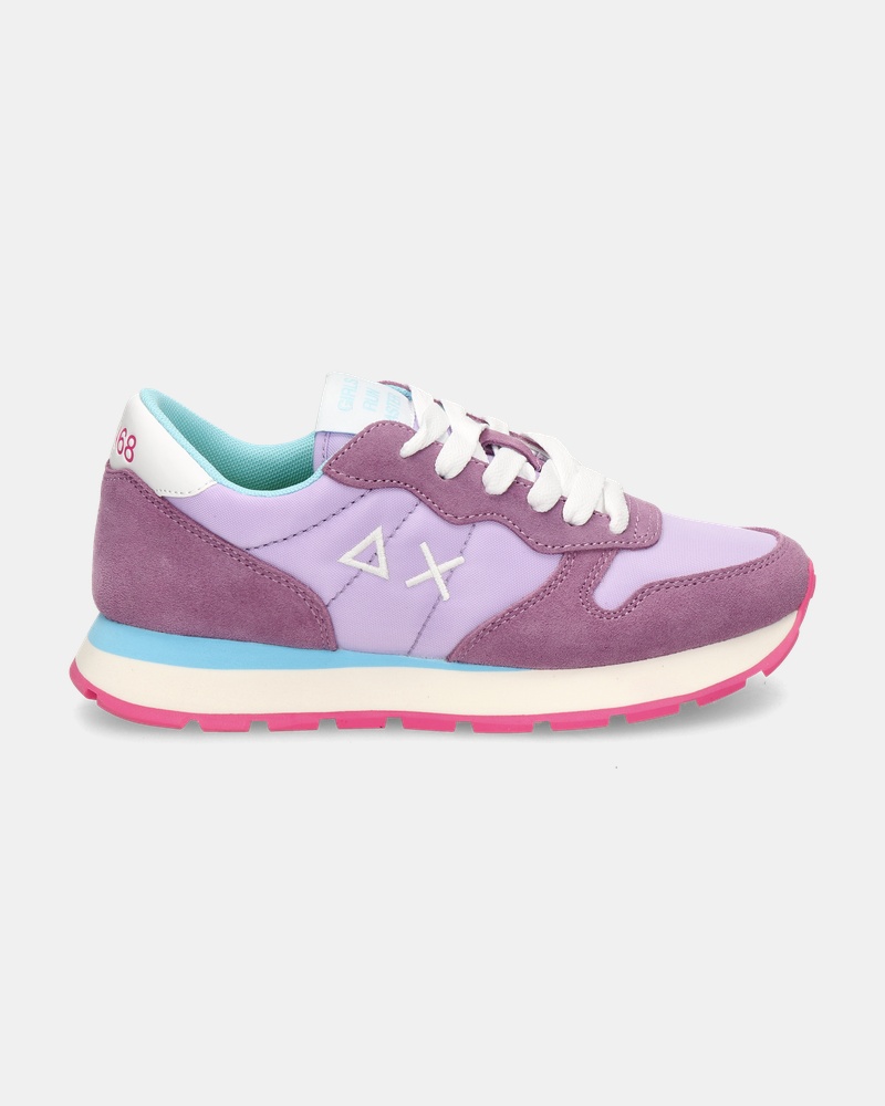 Sun 68 Ally Solid Nylon Lage sneakers  - paars