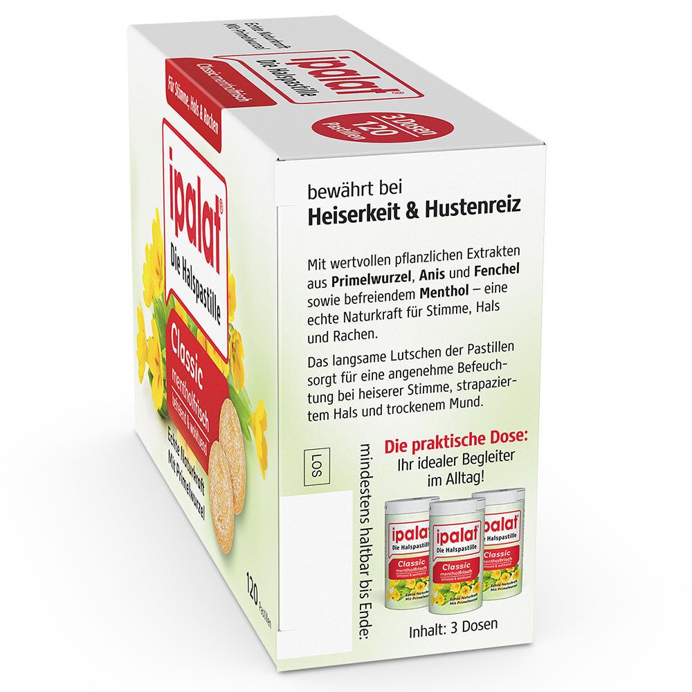 ipalat® Halspastillen classic