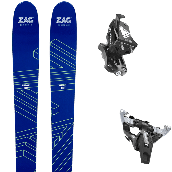 Pack ski de randonnée ZAG UBAC 89 + Fix