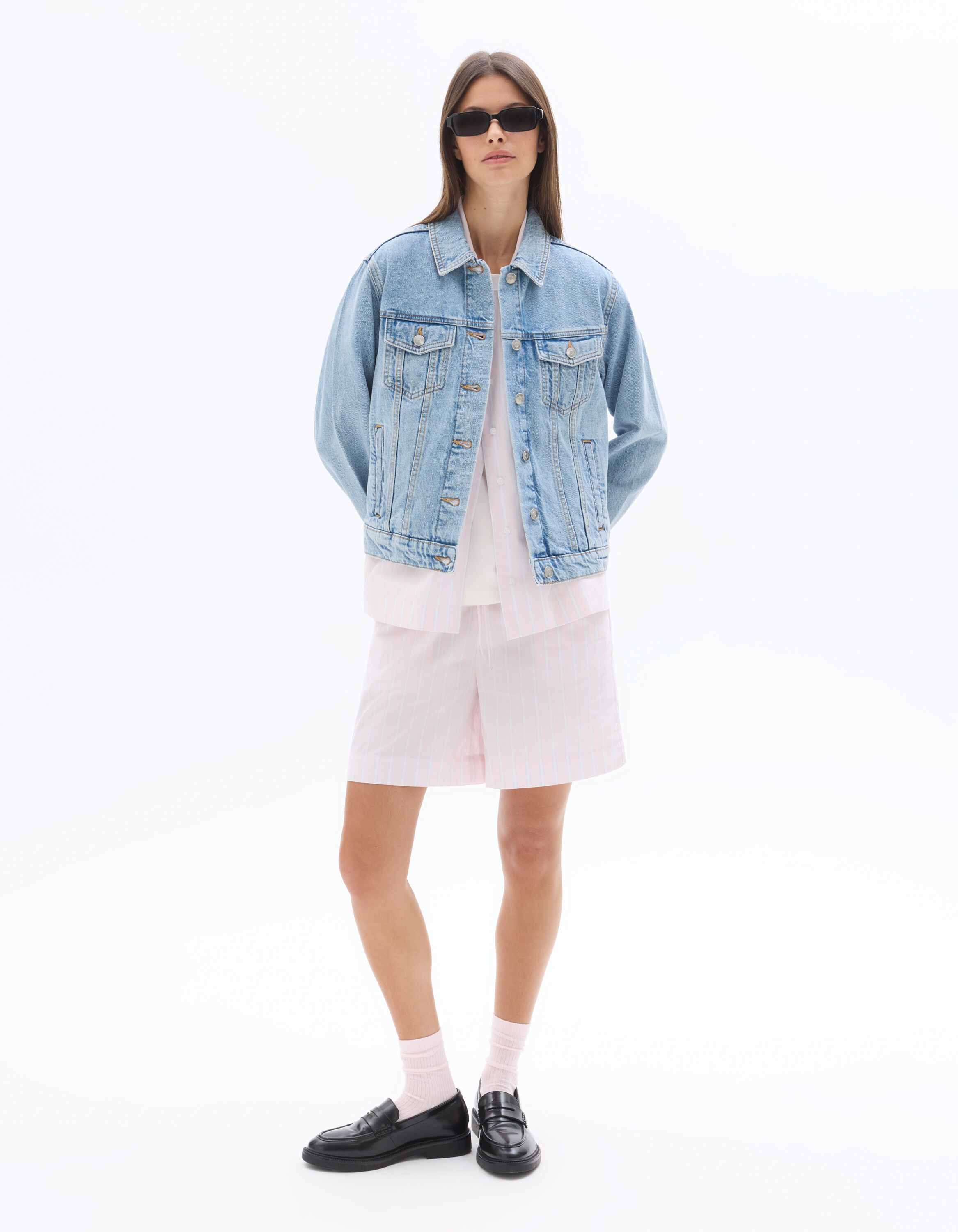 Veste en jeans - double stone