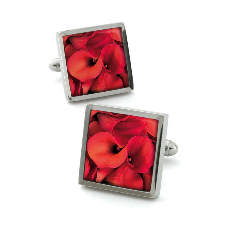 Boutons de manchette, Calla Red