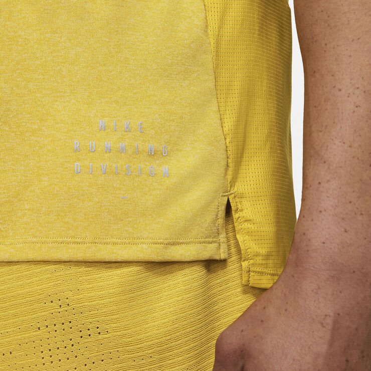 Nike Techknit Ultra Run Division T-shirt Gul