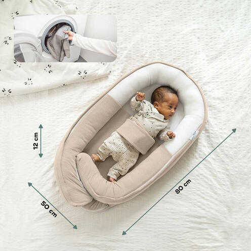 Réducteur Doomoo Cocoon Tetra Jersey Sand - BABYMOOV
