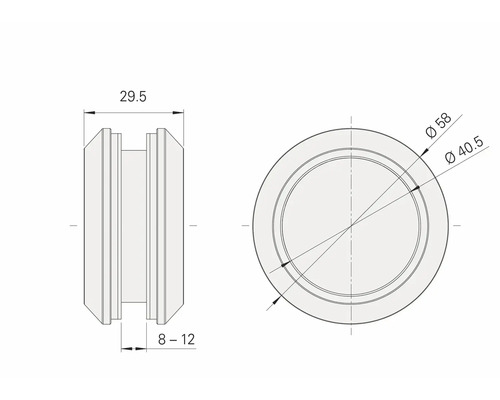 Pertura grip shell Olov zwart