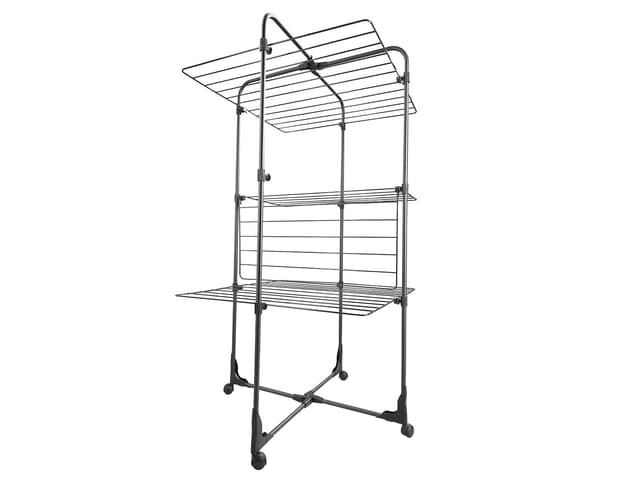 Leifheit Tower 270 Tørrestativ 68 x 68 x 126 cm Black