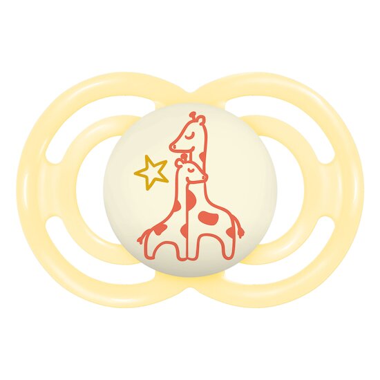 Lot de 2 sucettes Perfect Nuit 6m+ Aléatoire   Duo Animaux        de               Mam