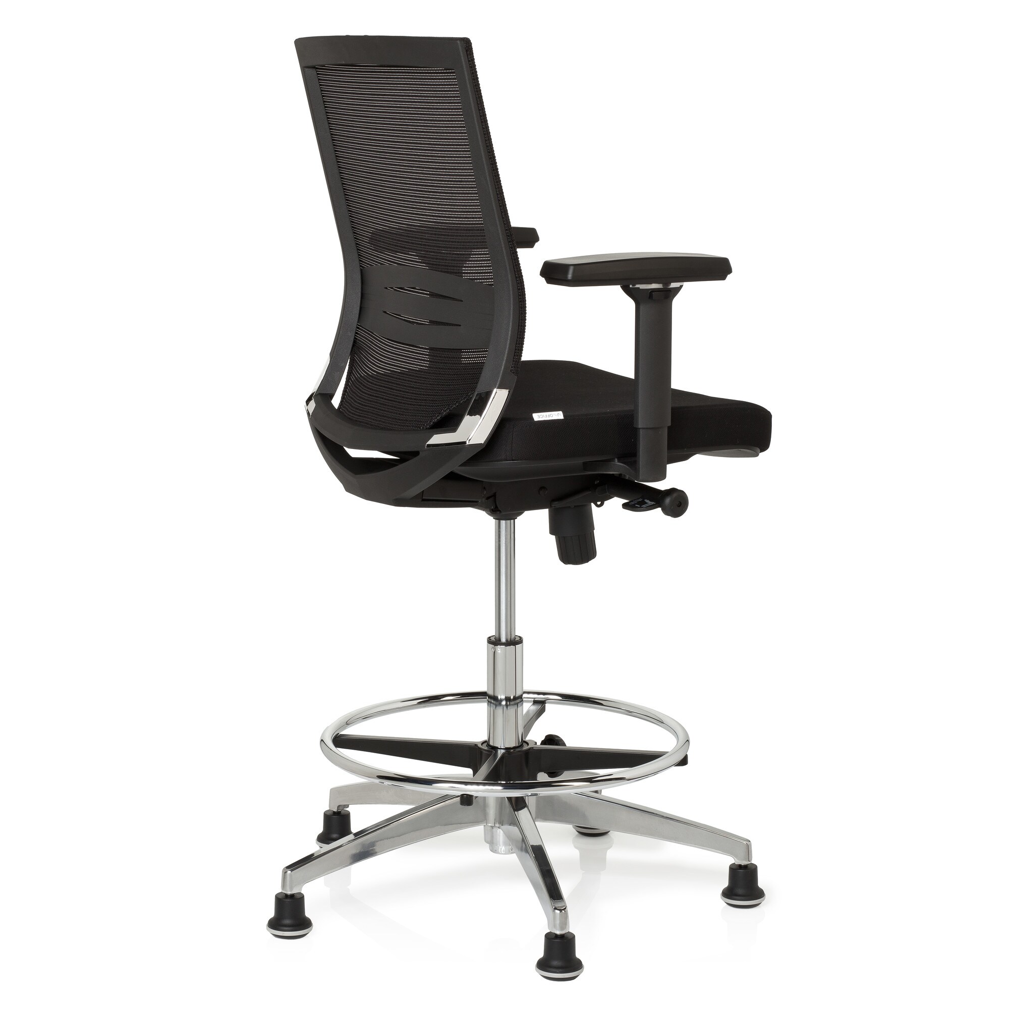 Counterstuhl TOP WORK 77 Stoff mit Armlehnen (höhenverstellbar) hjh OFFICE