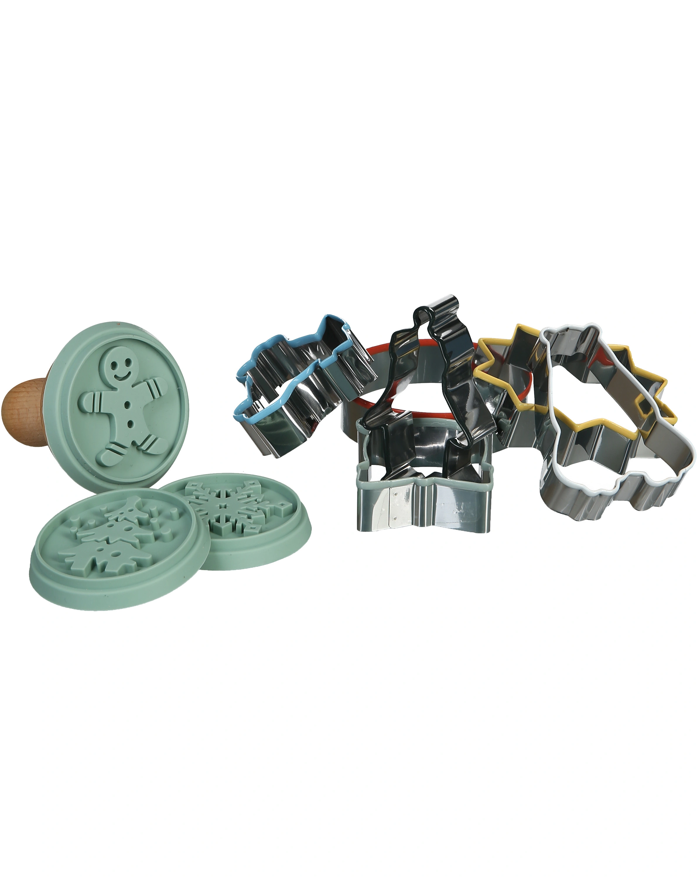 Keksausstecher-Set COOKIE mit Stempel 10-teilig