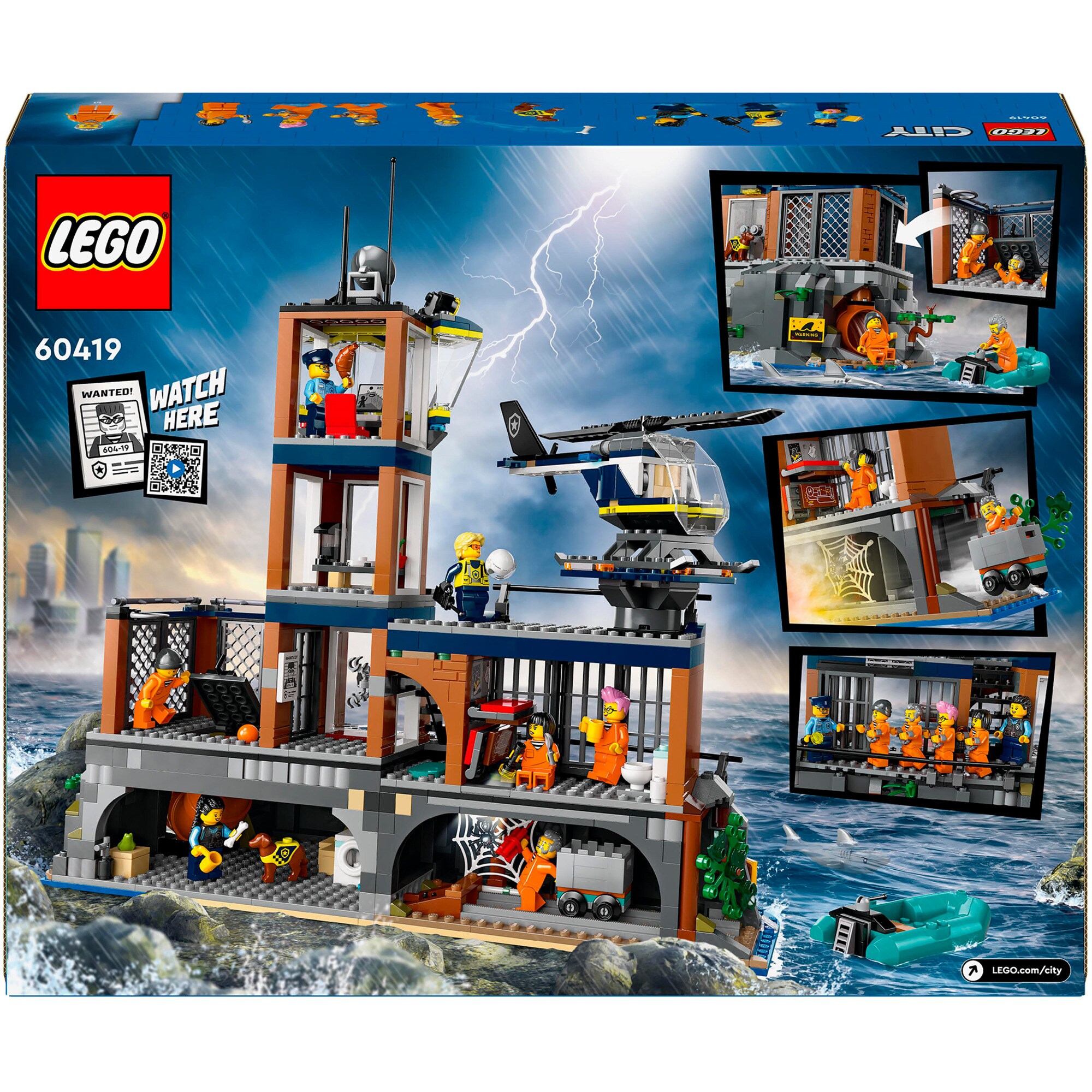 LEGO Konstruktionsspielzeug City Polizeistation auf der Gefängnisinsel