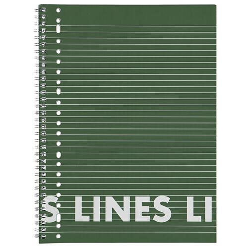 3 cahiers à spirale A4 - lignés