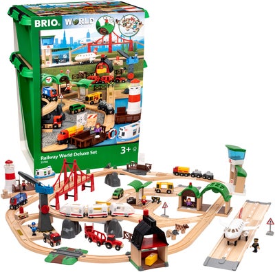BRIO World 33766 World Deluxe Togbanesett